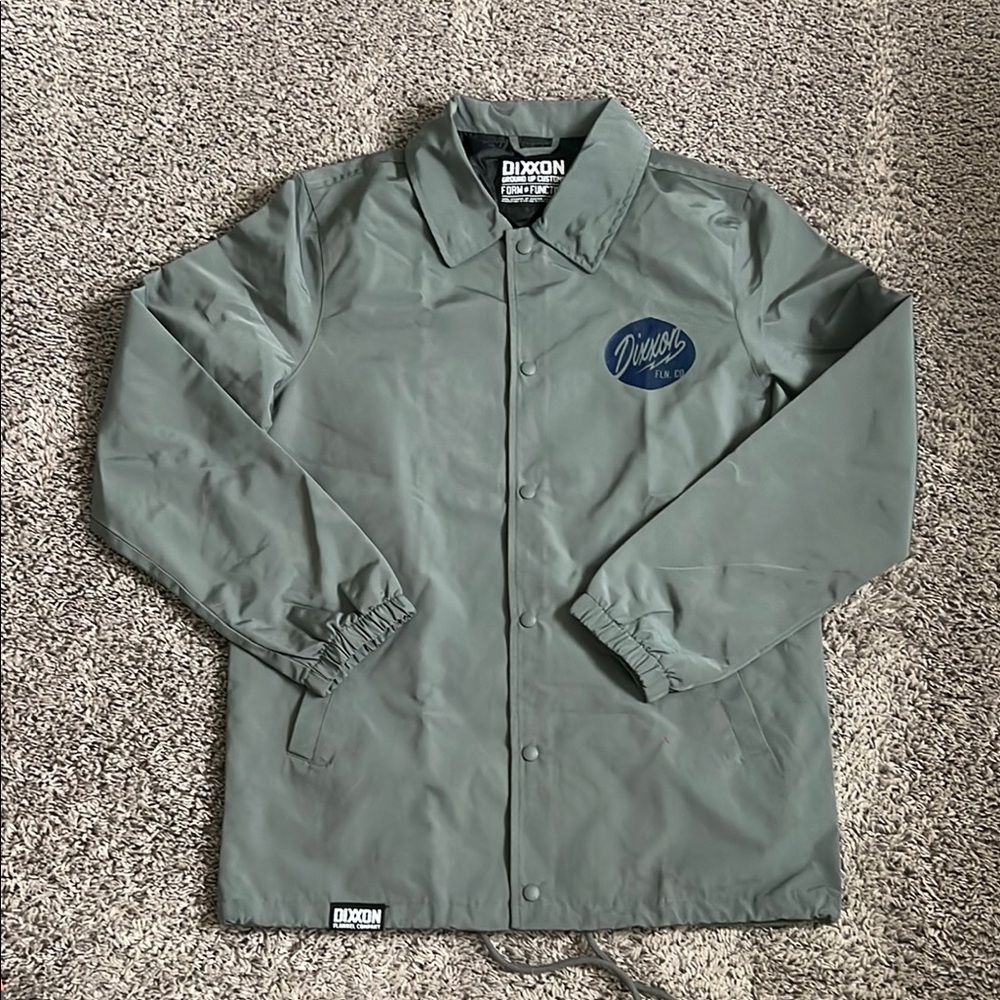 DIXXON Gray Lightweight Shirt Jacket Minimalist Design